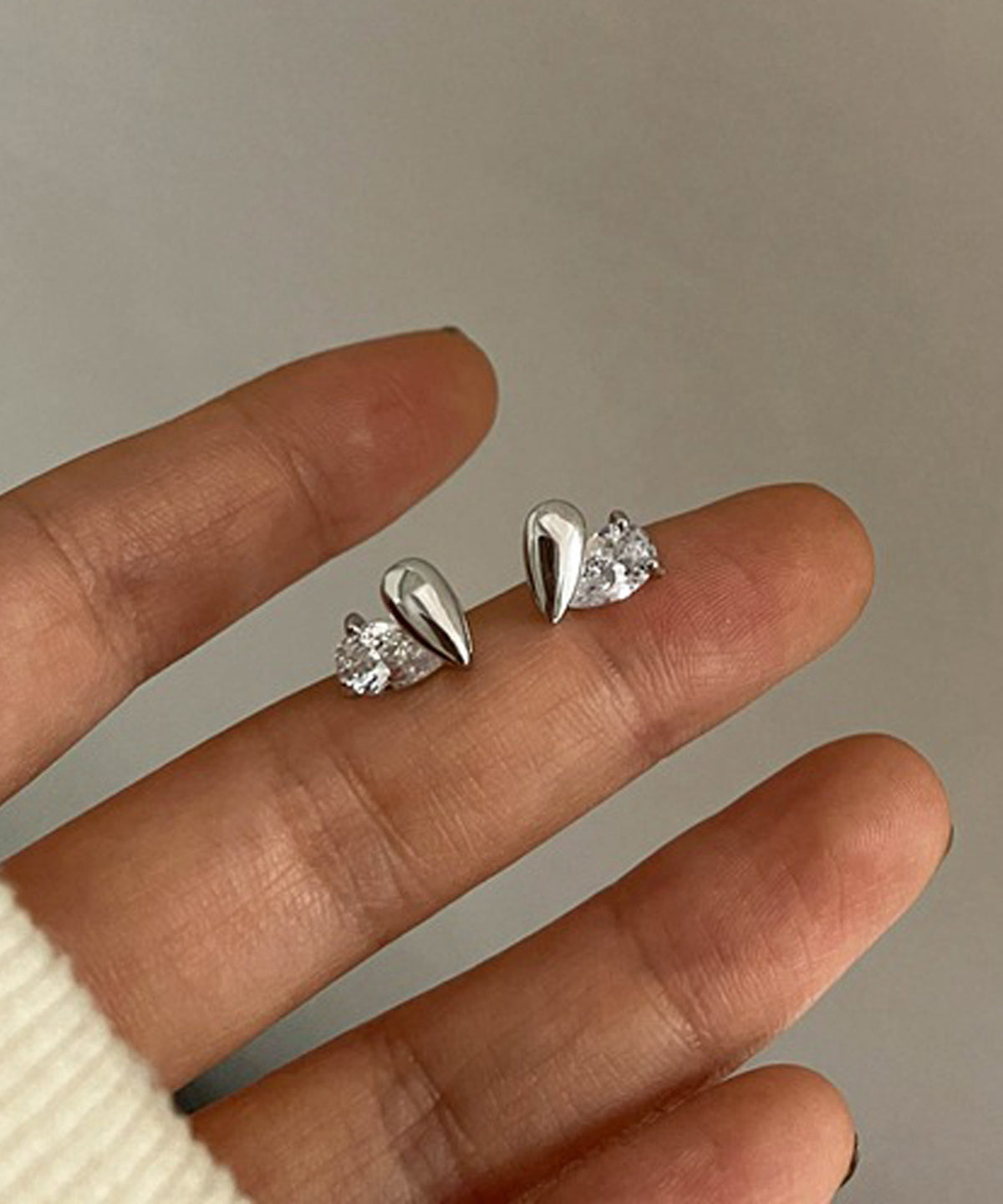 blackdia ocean メタル×ビジューハートピアス