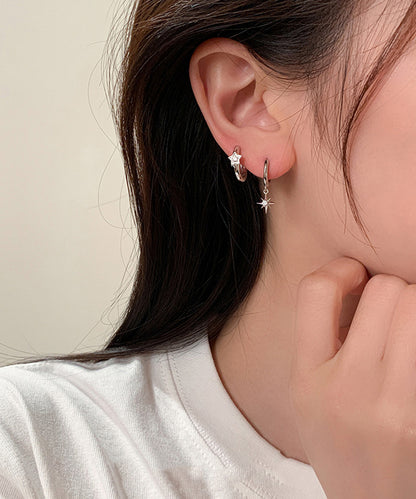 blackdia ocean アシンメトリー スターフープピアス