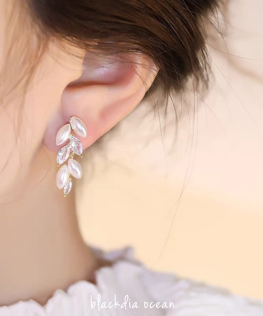 blackdia ocean パールリーフビジューピアス・イヤリング