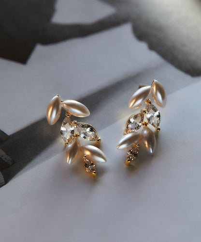 blackdia ocean パールリーフビジューピアス・イヤリング
