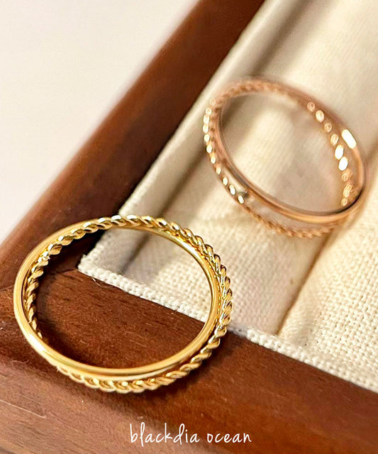 【今週末限定価格】blackdia ocean シンプル コネクトリング