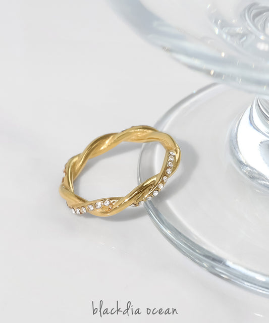 blackdia ocean ジルコニア ツイストリング