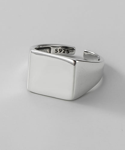 blackdia ocean 印台オープンリング silver925