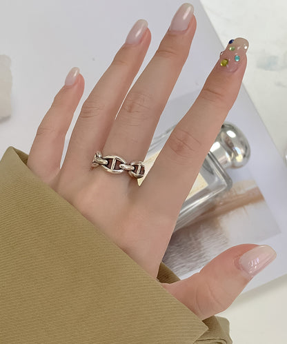 blackdia ocean アンカーオープンリング silver925