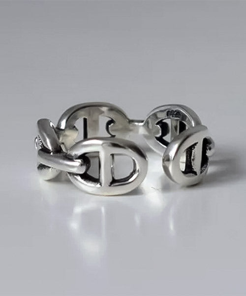 blackdia ocean アンカーオープンリング silver925