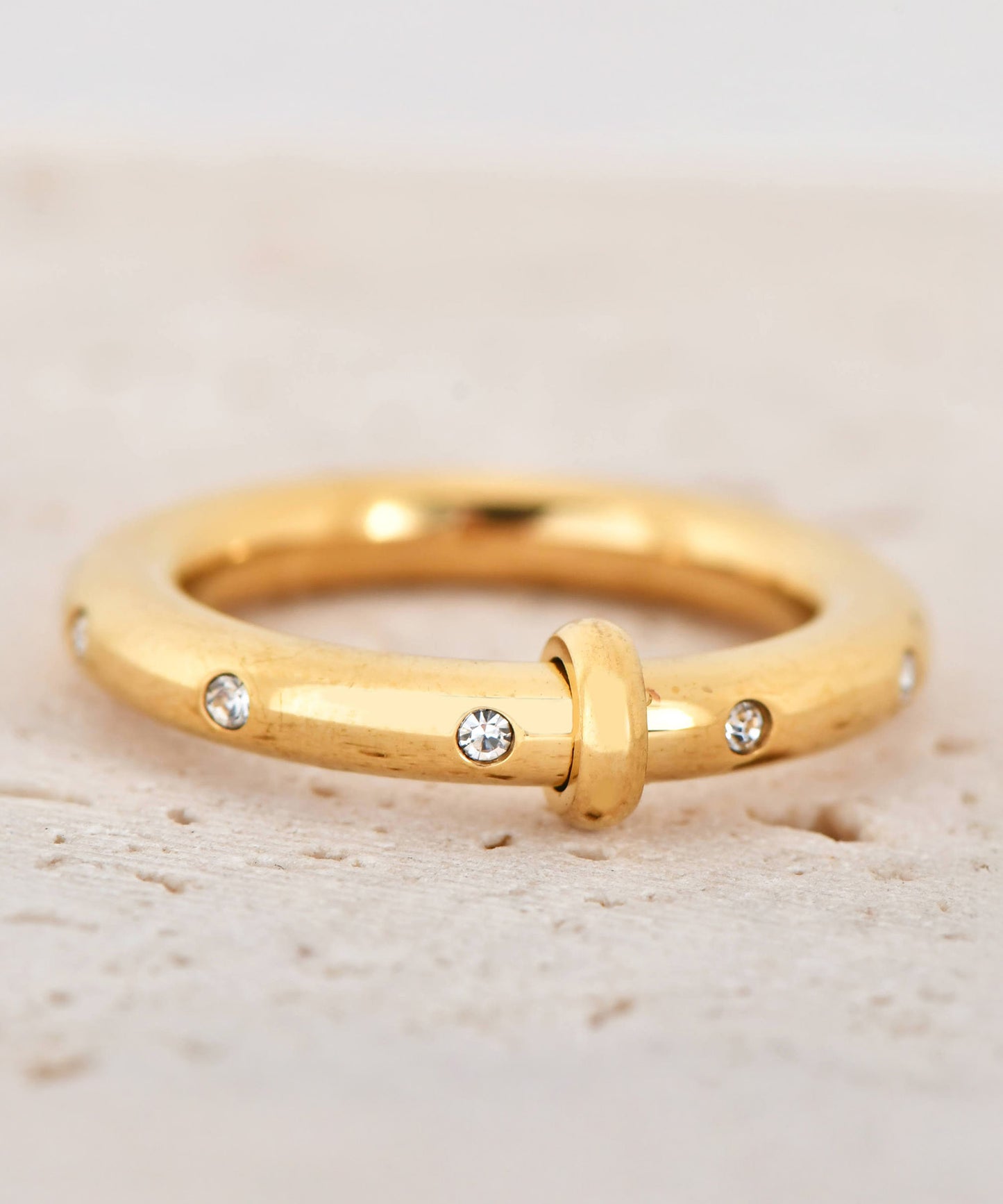 blackdia ocean アクセントサークルリング