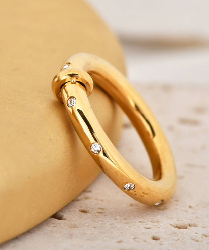 blackdia ocean アクセントサークルリング