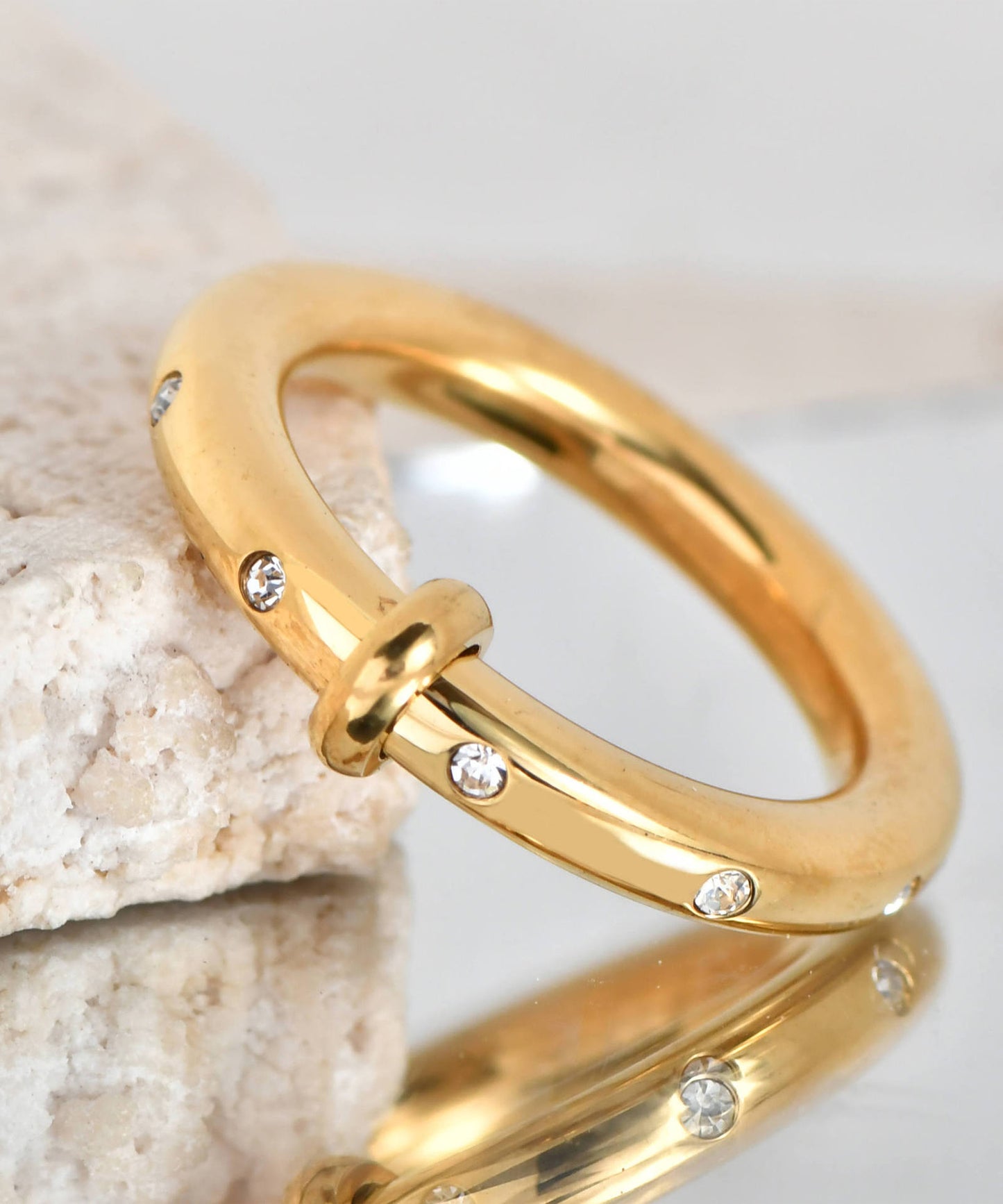 blackdia ocean アクセントサークルリング