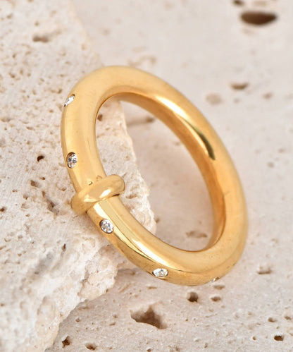 blackdia ocean アクセントサークルリング