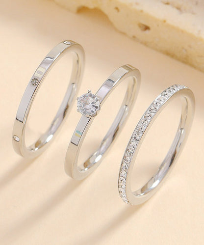 blackdia ocean シャイニーレイヤードリング3点セット