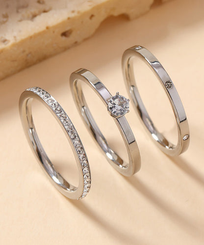 blackdia ocean シャイニーレイヤードリング3点セット