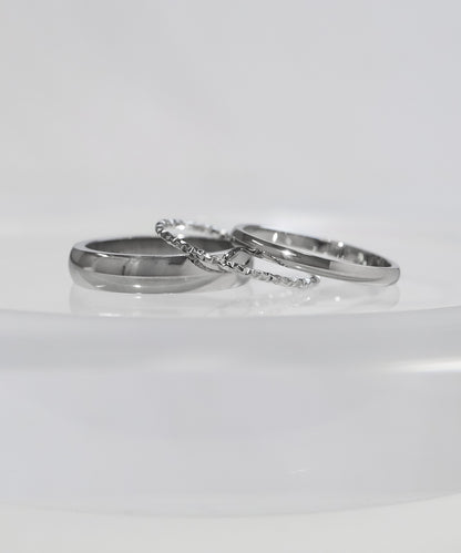 blackdia ocean シンプルリング3点セット