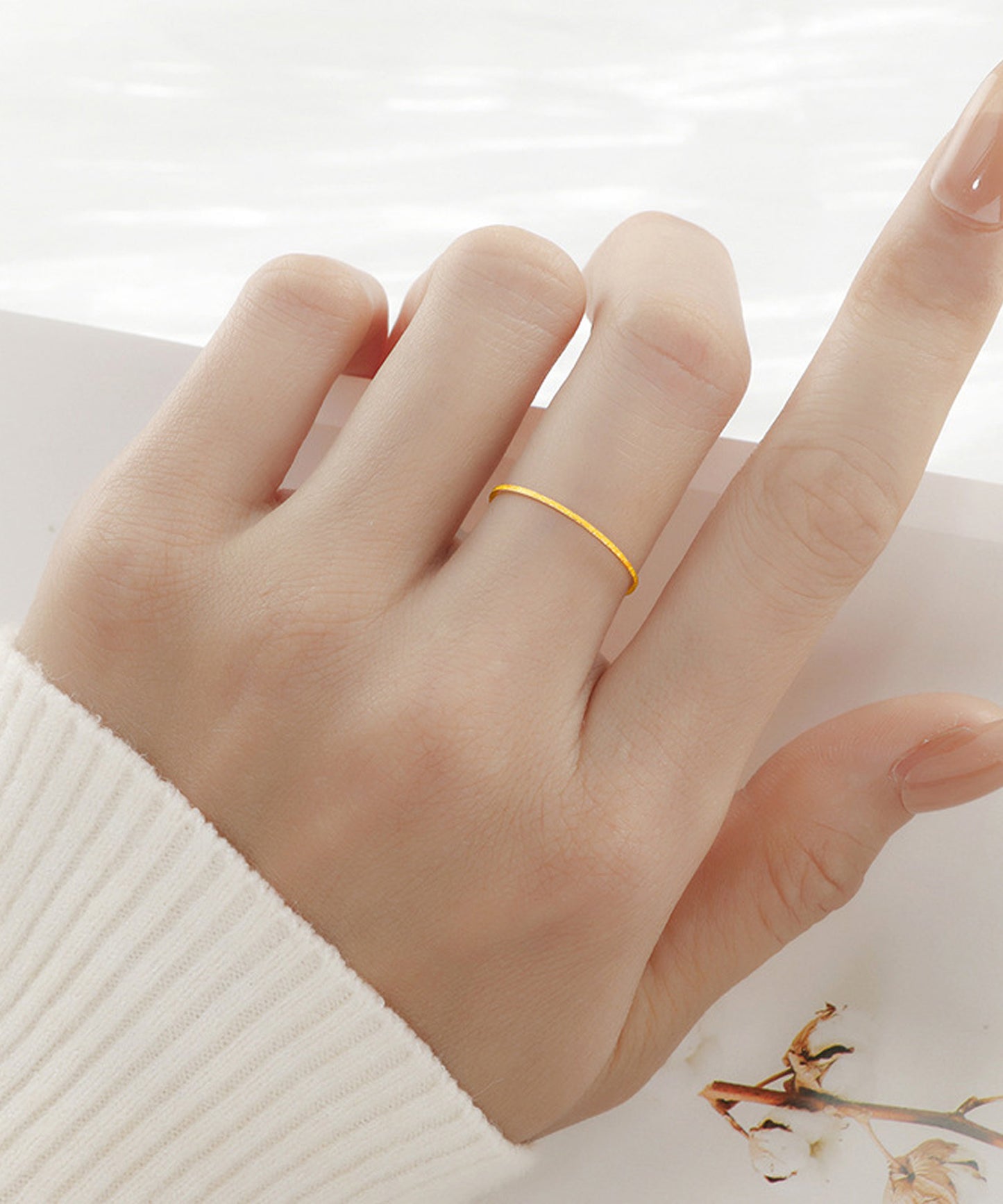 blackdia ocean グリッターナローリング