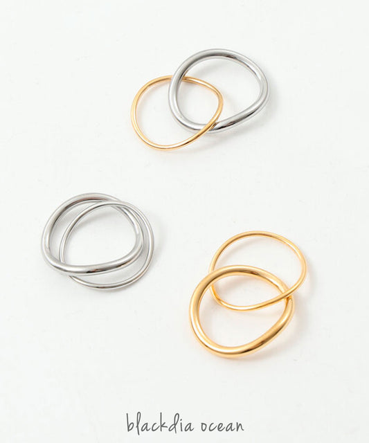 blackdia ocean レイヤードリング