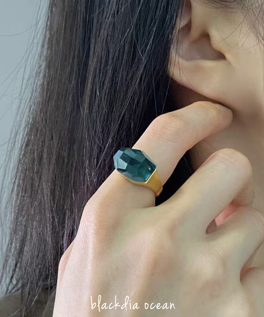 blackdia ocean クォーツ ロック リング
