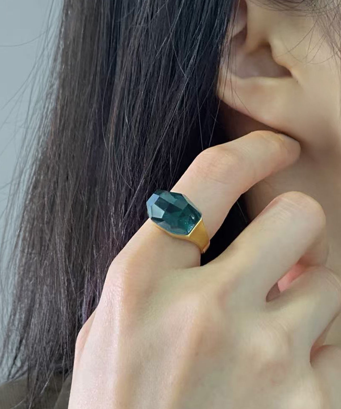 blackdia ocean クォーツ ロック リング