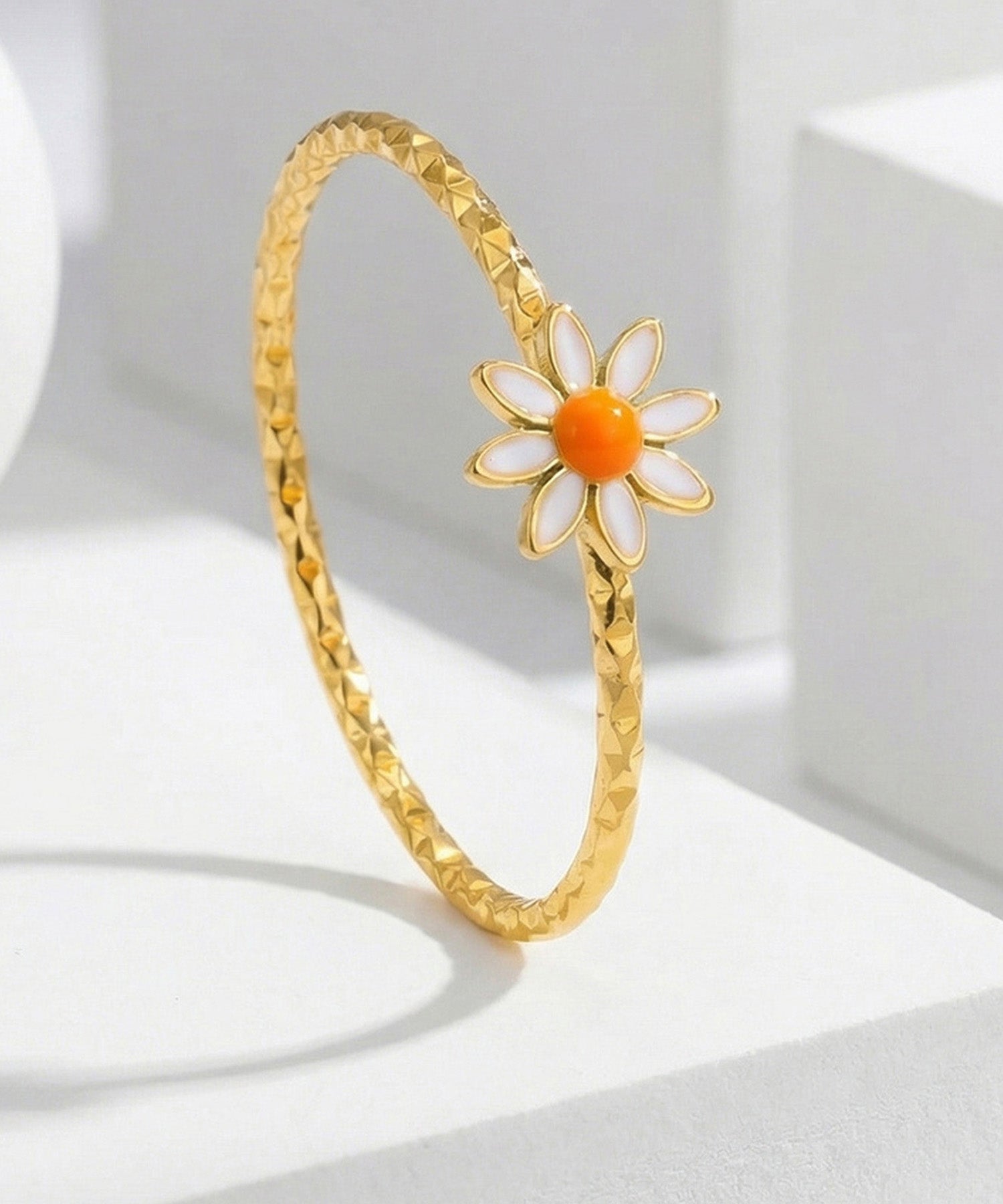 blackdia ocean デイジーモチーフ スリムリング