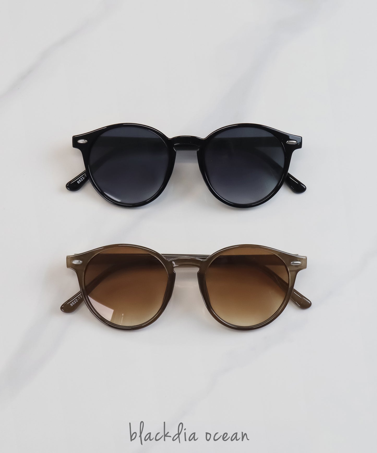 blackdia ocean ルナ ボストンサングラス 018（全2色）