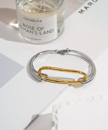 blackdia ocean レクタングル バイカラーバングル