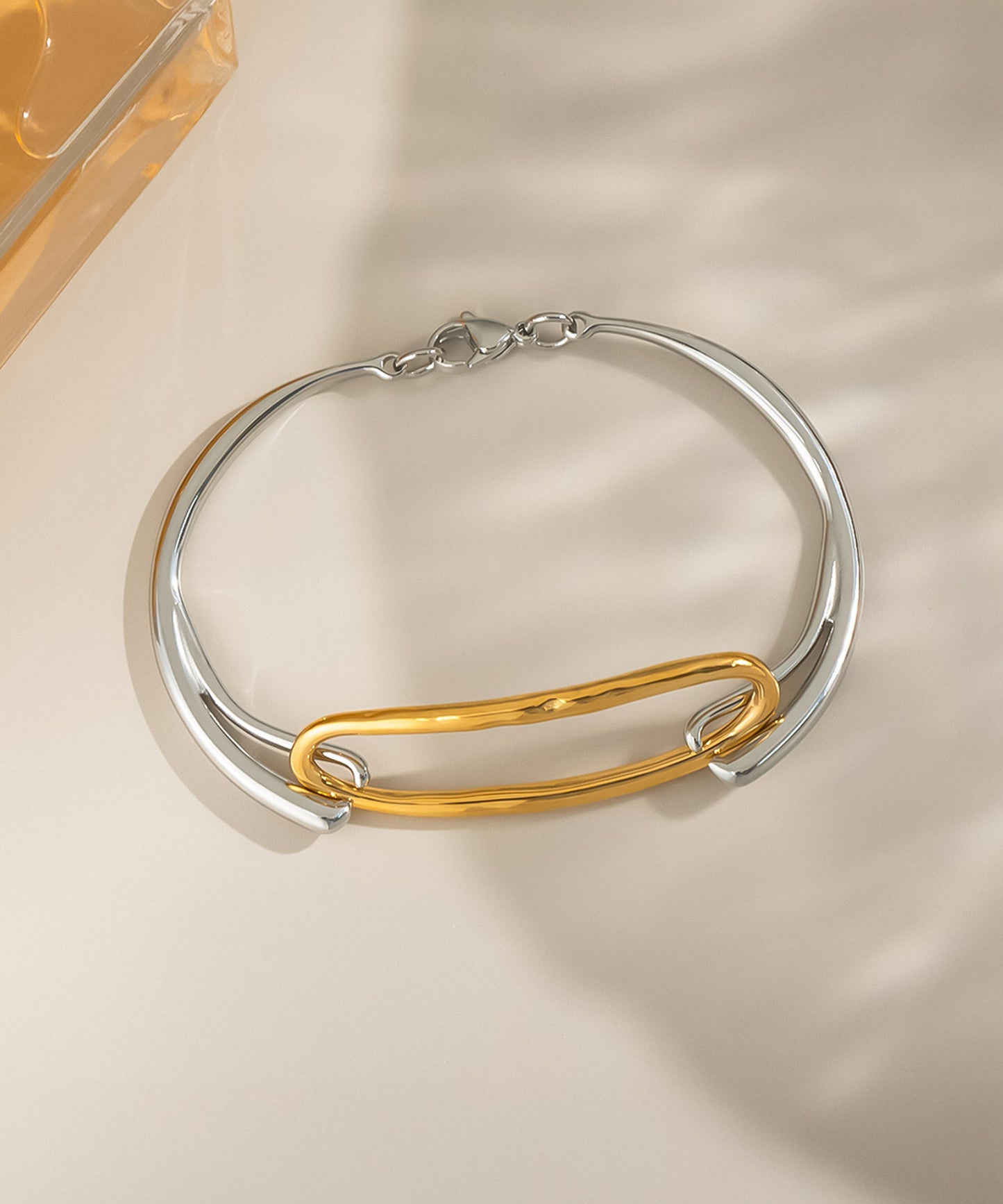 blackdia ocean レクタングル バイカラーバングル