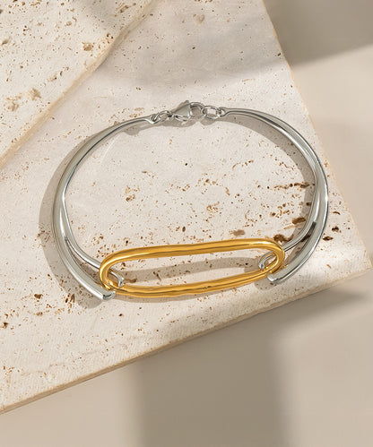 blackdia ocean レクタングル バイカラーバングル