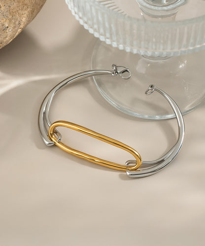 blackdia ocean レクタングル バイカラーバングル