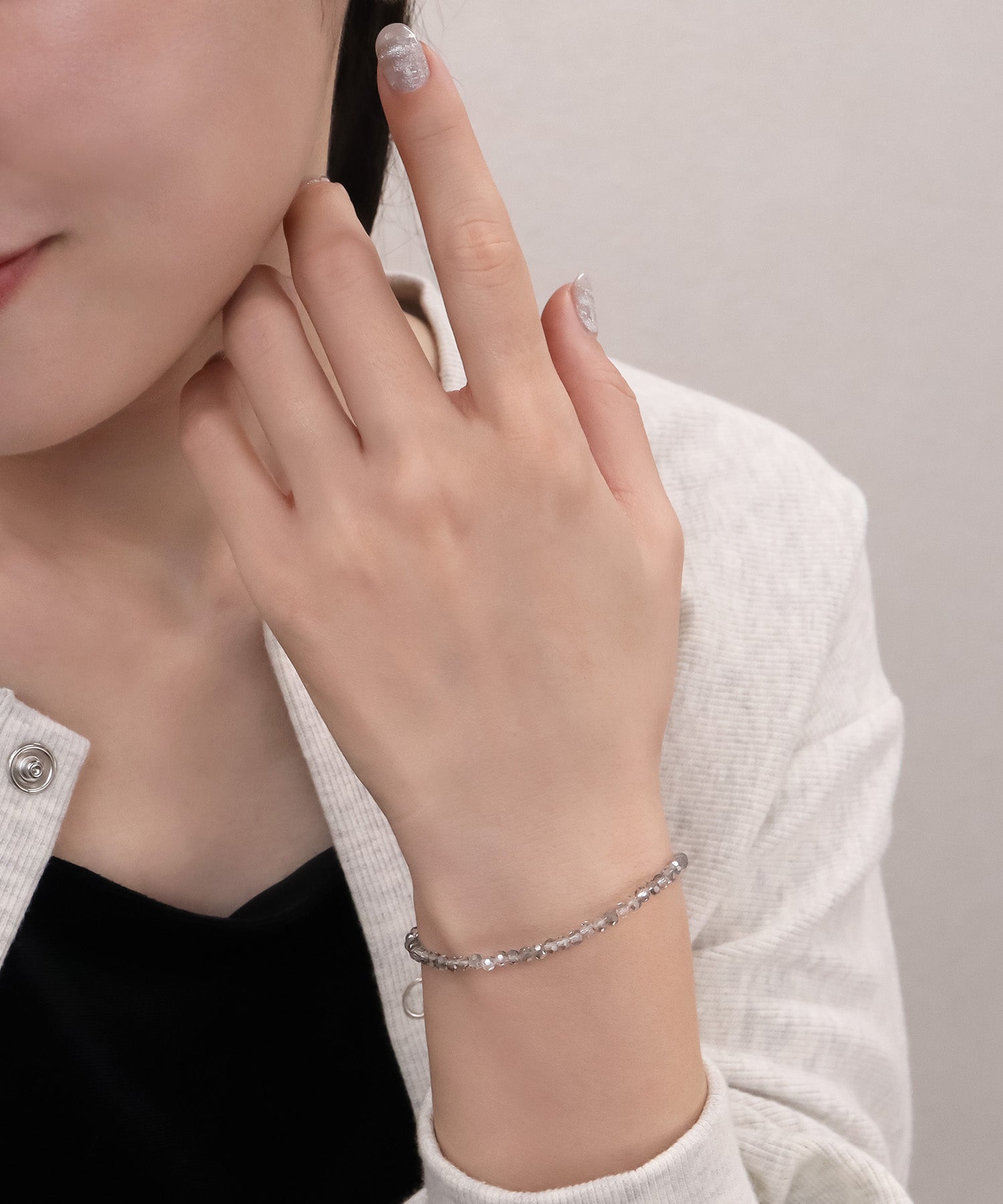 blackdia ocean カットビーズデザインブレスレット