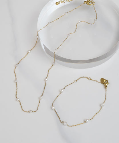 blackdia ocean タイニー パールネックレス