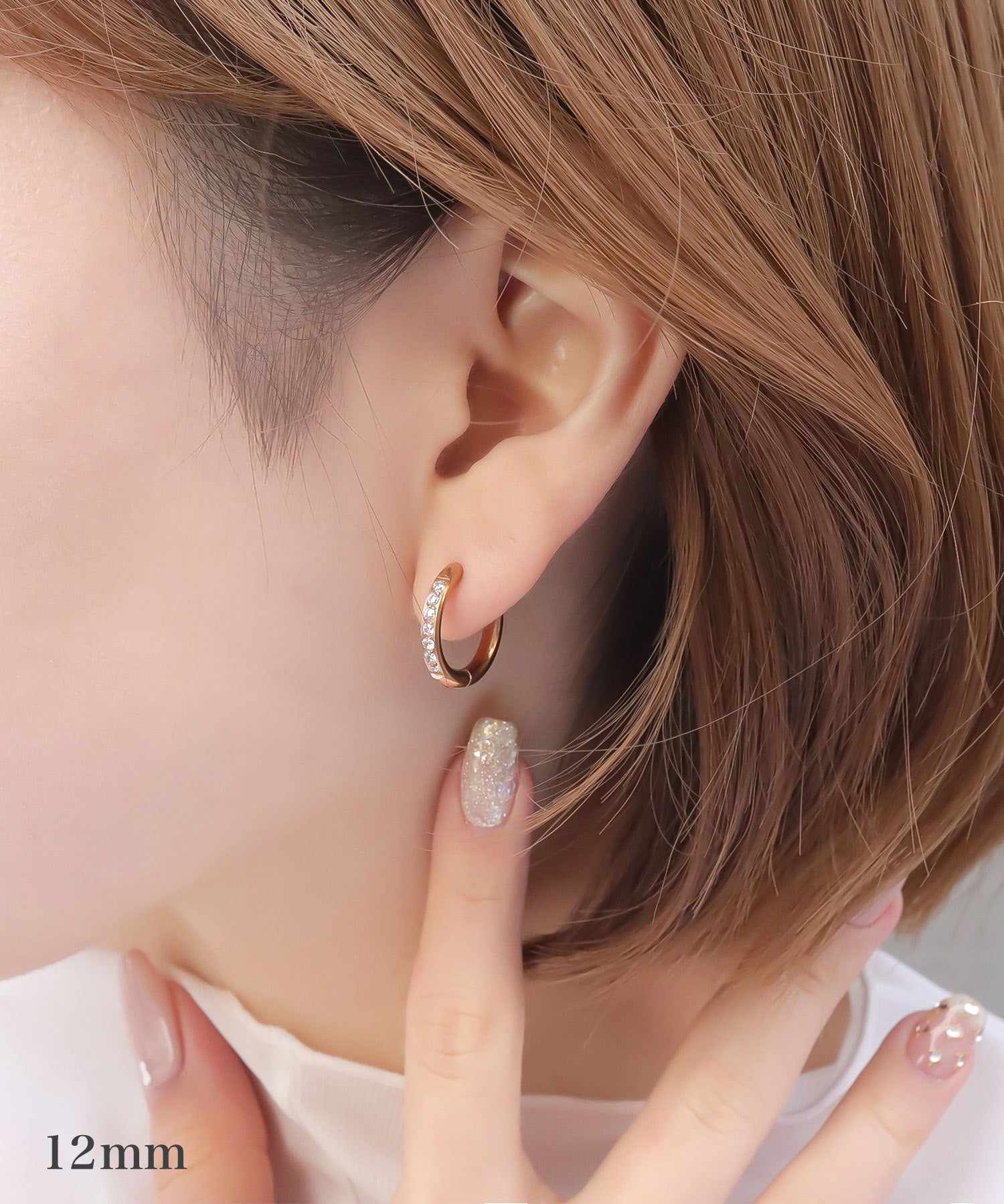 blackdia ocean ジルコニアラインピアス