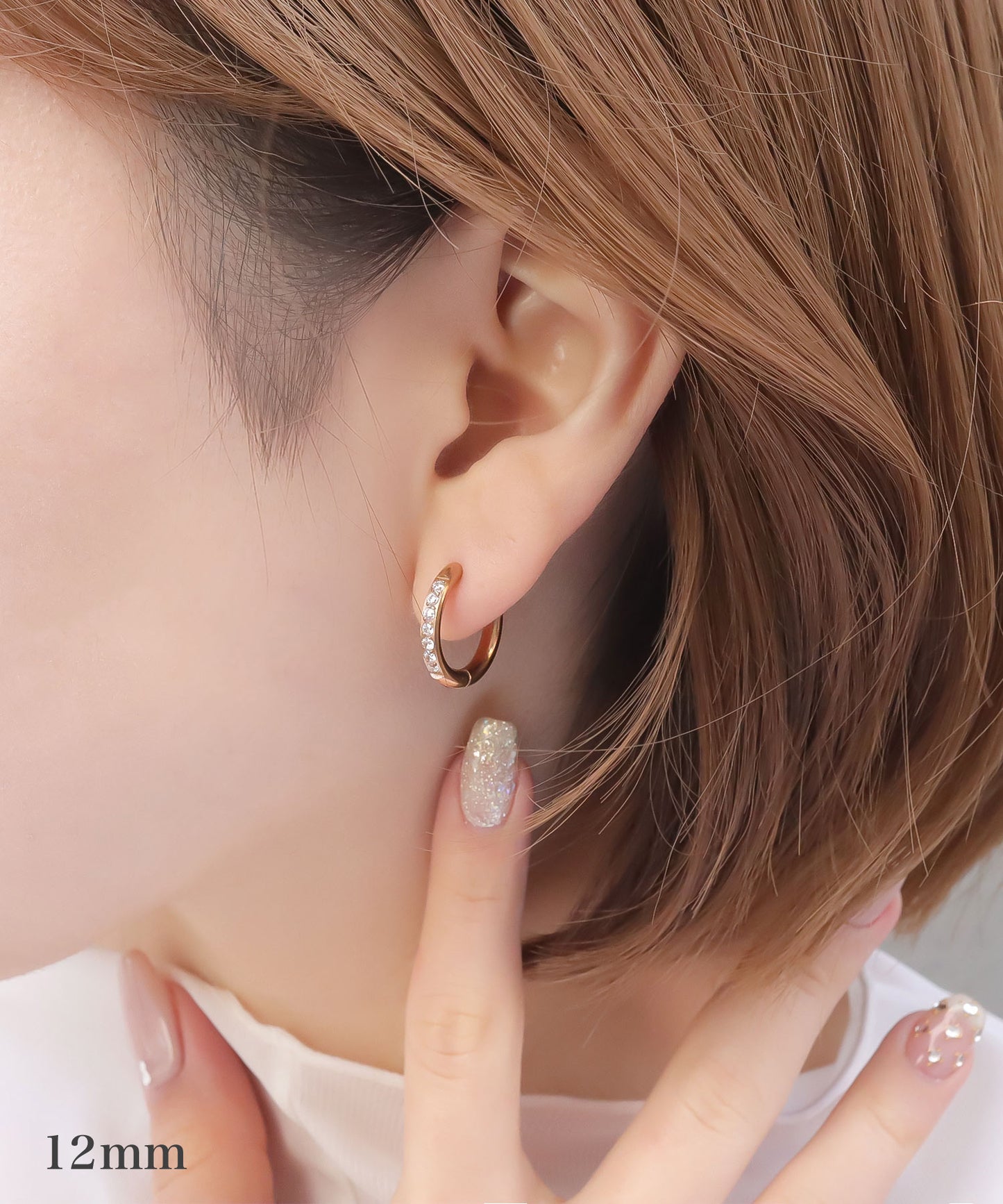 blackdia ocean ジルコニアラインピアス