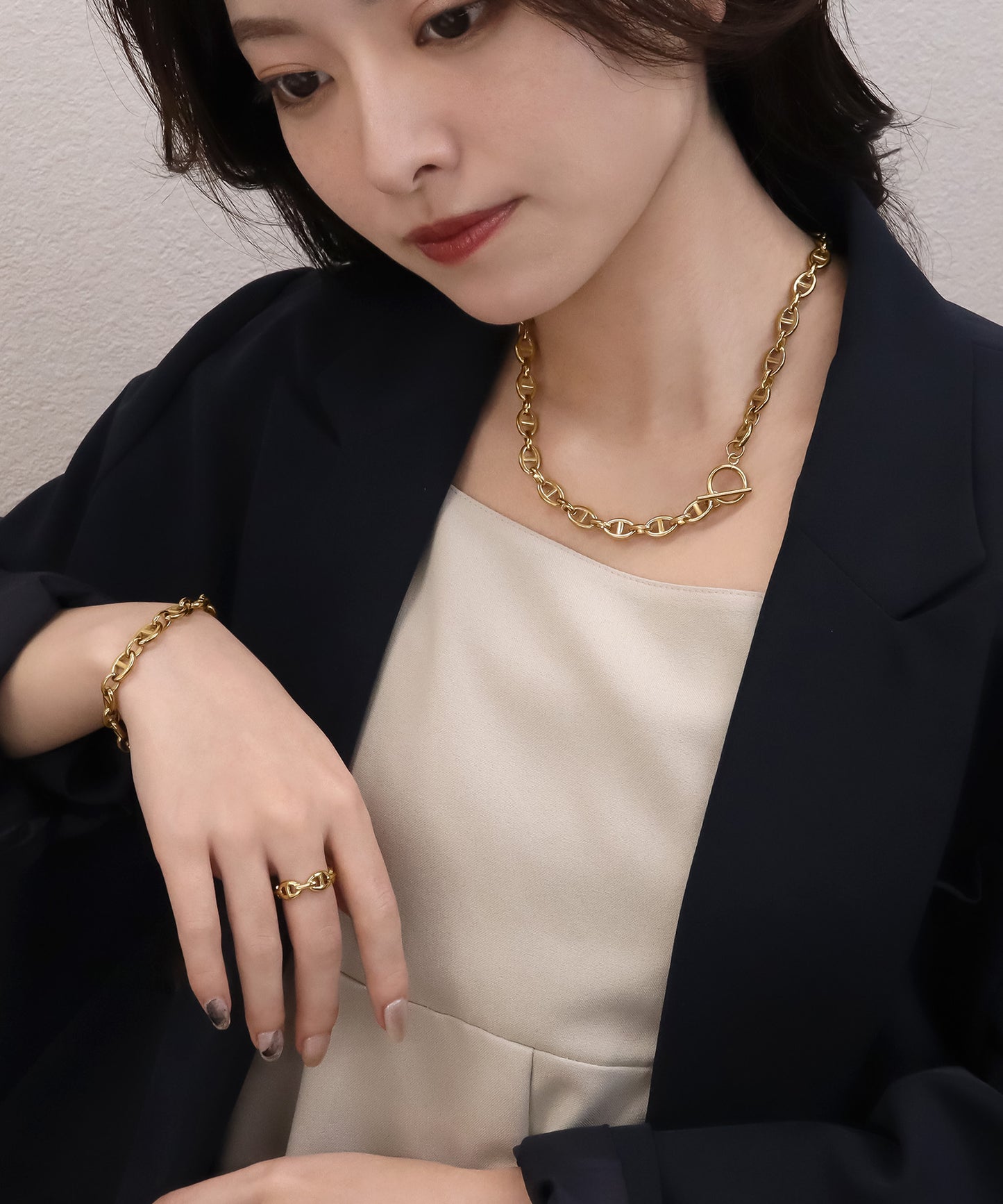 blackdia ocean アンカーチェーンブレスレット( 2type )