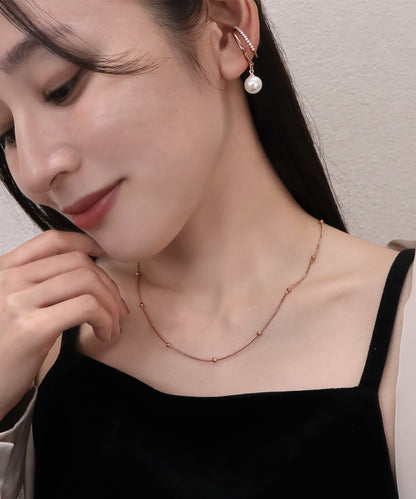 blackdia ocean ポイントボール スネークチェーンネックレス