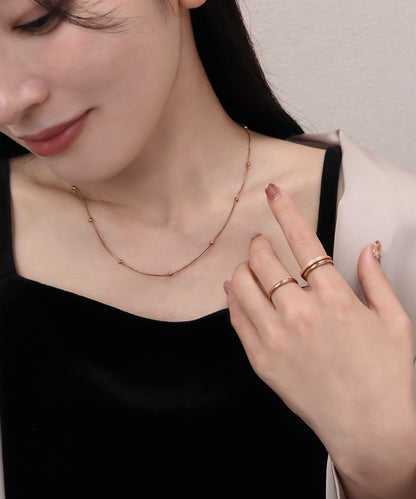 blackdia ocean ポイントボール スネークチェーンネックレス