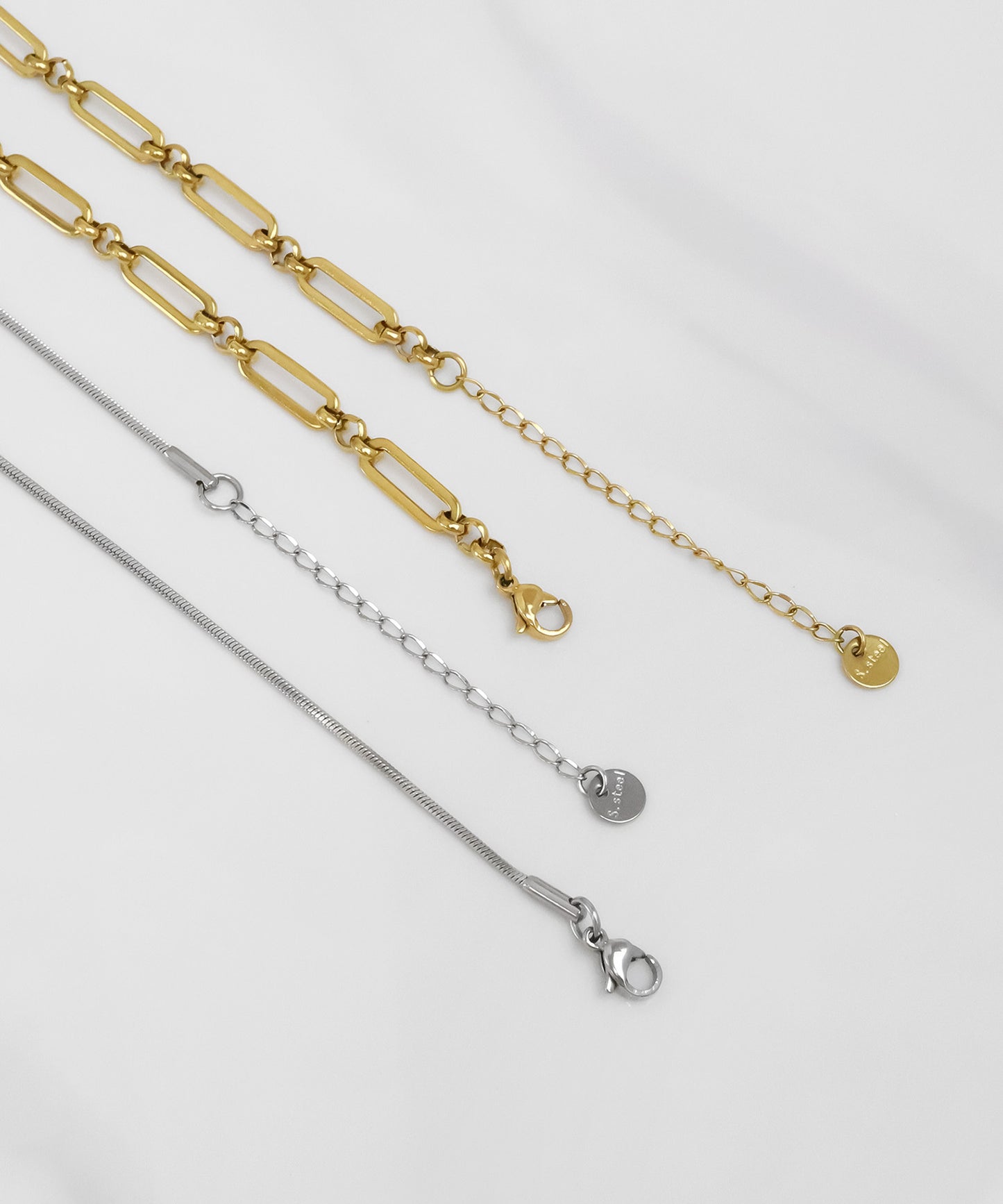 blackdia ocean ダブルデザインチェーンネックレス