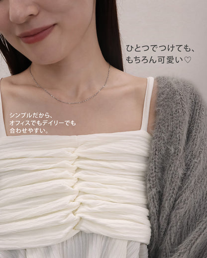 blackdia ocean スキンペタルチェーンネックレス