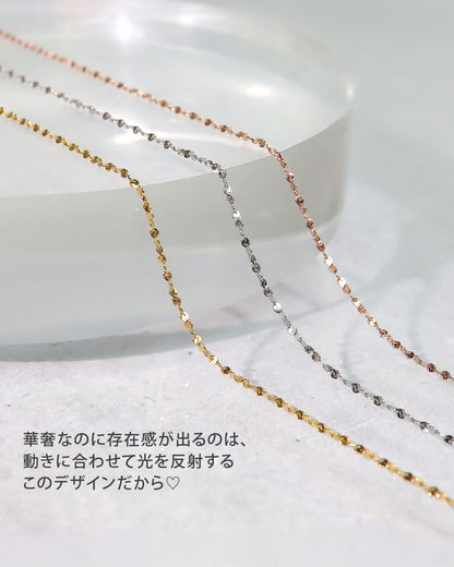 blackdia ocean スキンペタルチェーンネックレス