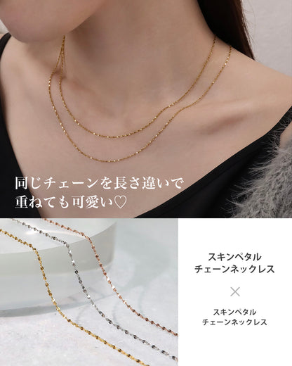 blackdia ocean スキンペタルチェーンネックレス