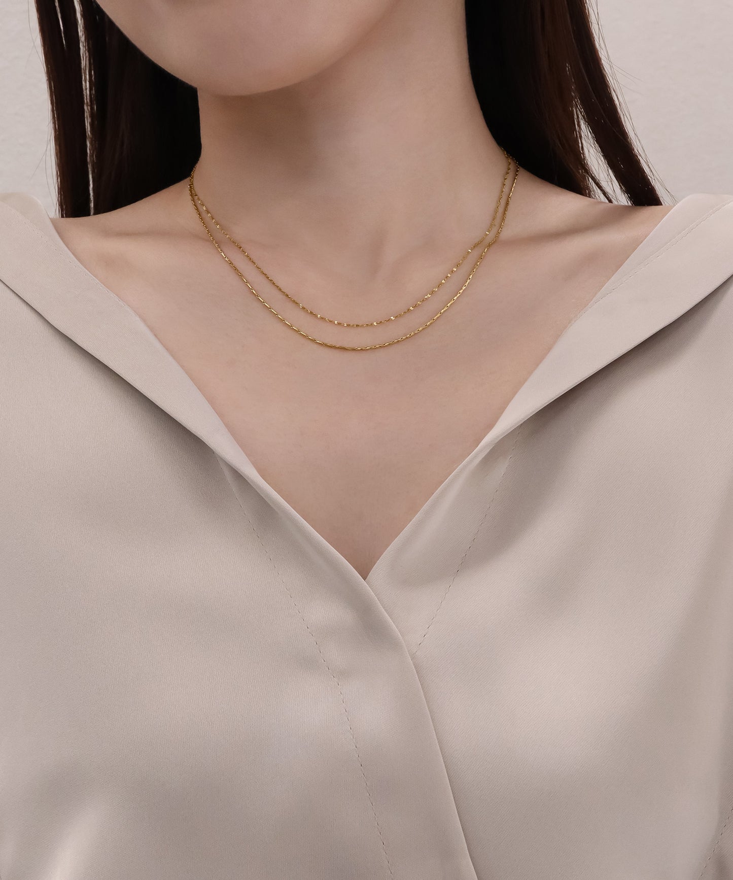 blackdia ocean スキンペタルチェーンネックレス