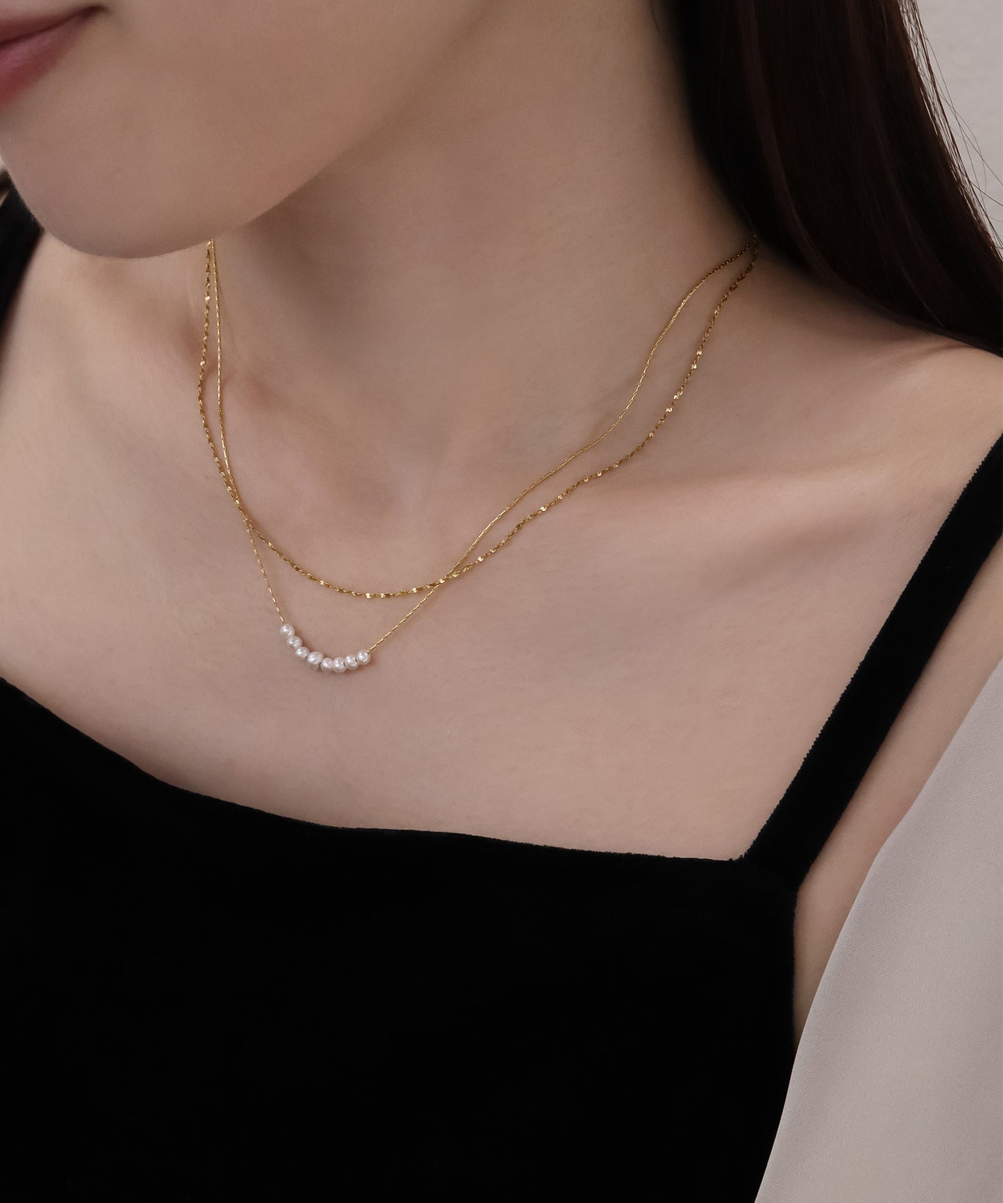 blackdia ocean パールスキンネックレス