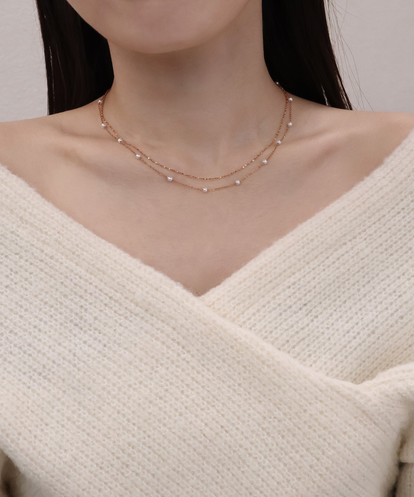 blackdia ocean スキンペタルチェーンネックレス