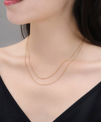 blackdia ocean スキンペタル ダブルチェーンネックレス