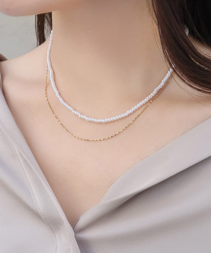 blackdia ocean スキンペタル ダブルチェーンネックレス
