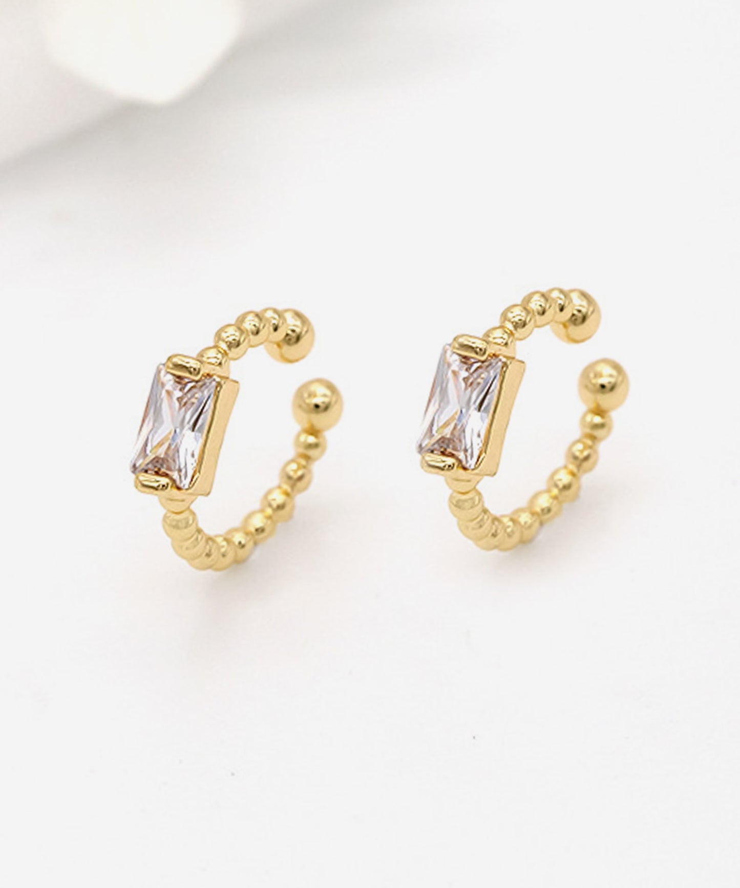 blackdia ocean ジルコニア タイニー イヤーカフ 両耳セット