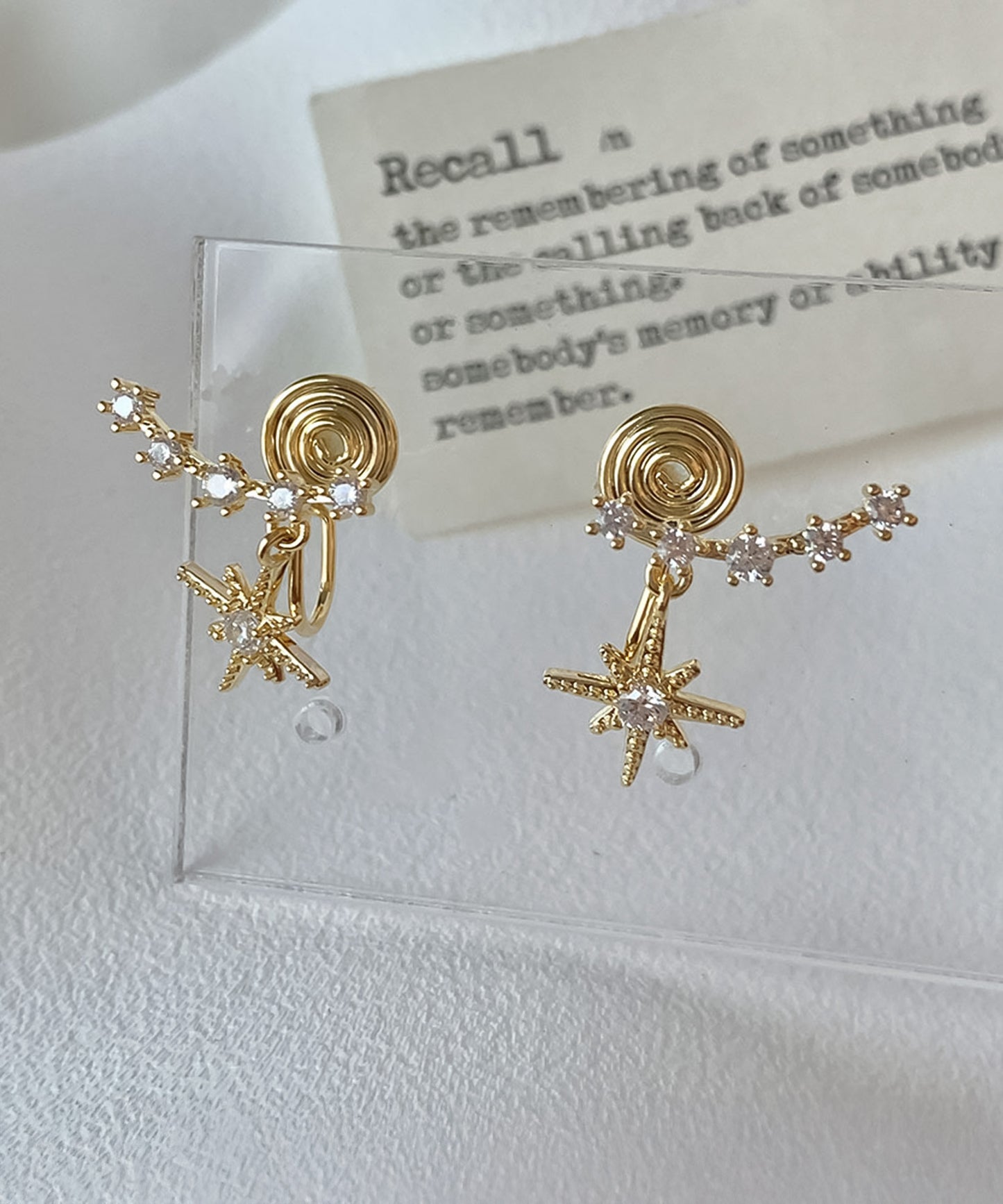 blackdia ocean ジルコニア シャインピアス/イヤリング