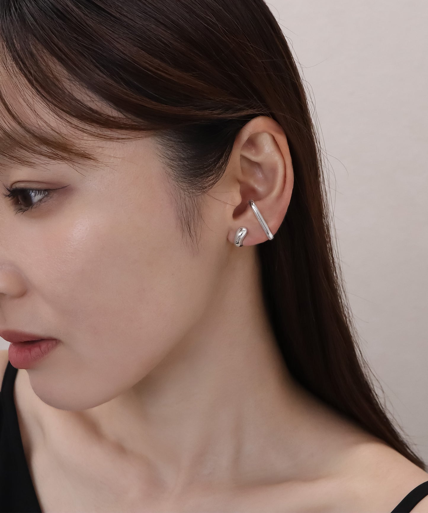 blackdia ocean 2wayレイヤードイヤーカフ