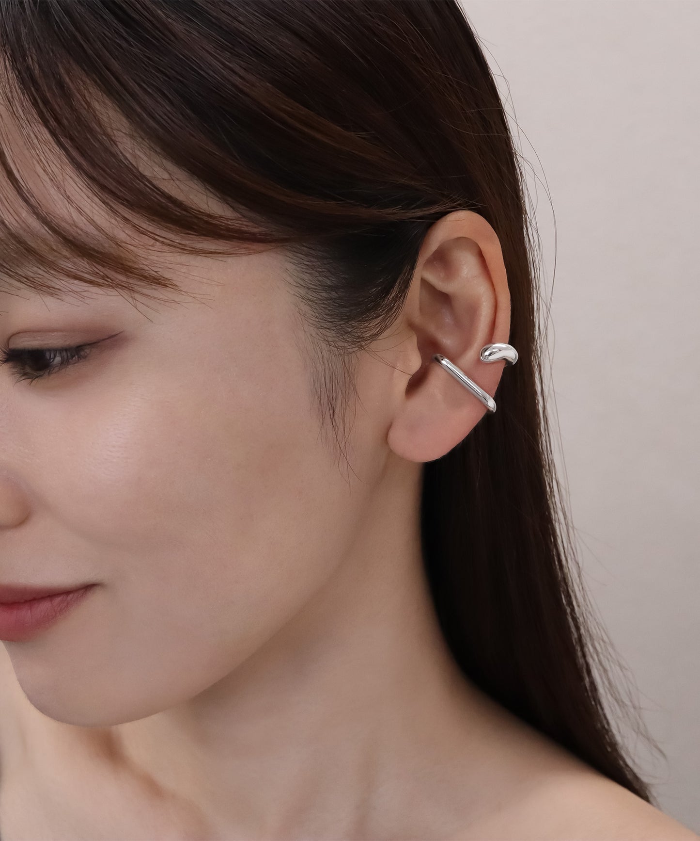 blackdia ocean 2wayレイヤードイヤーカフ