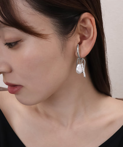 blackdia ocean パールチャーム イヤーカフ (片耳)