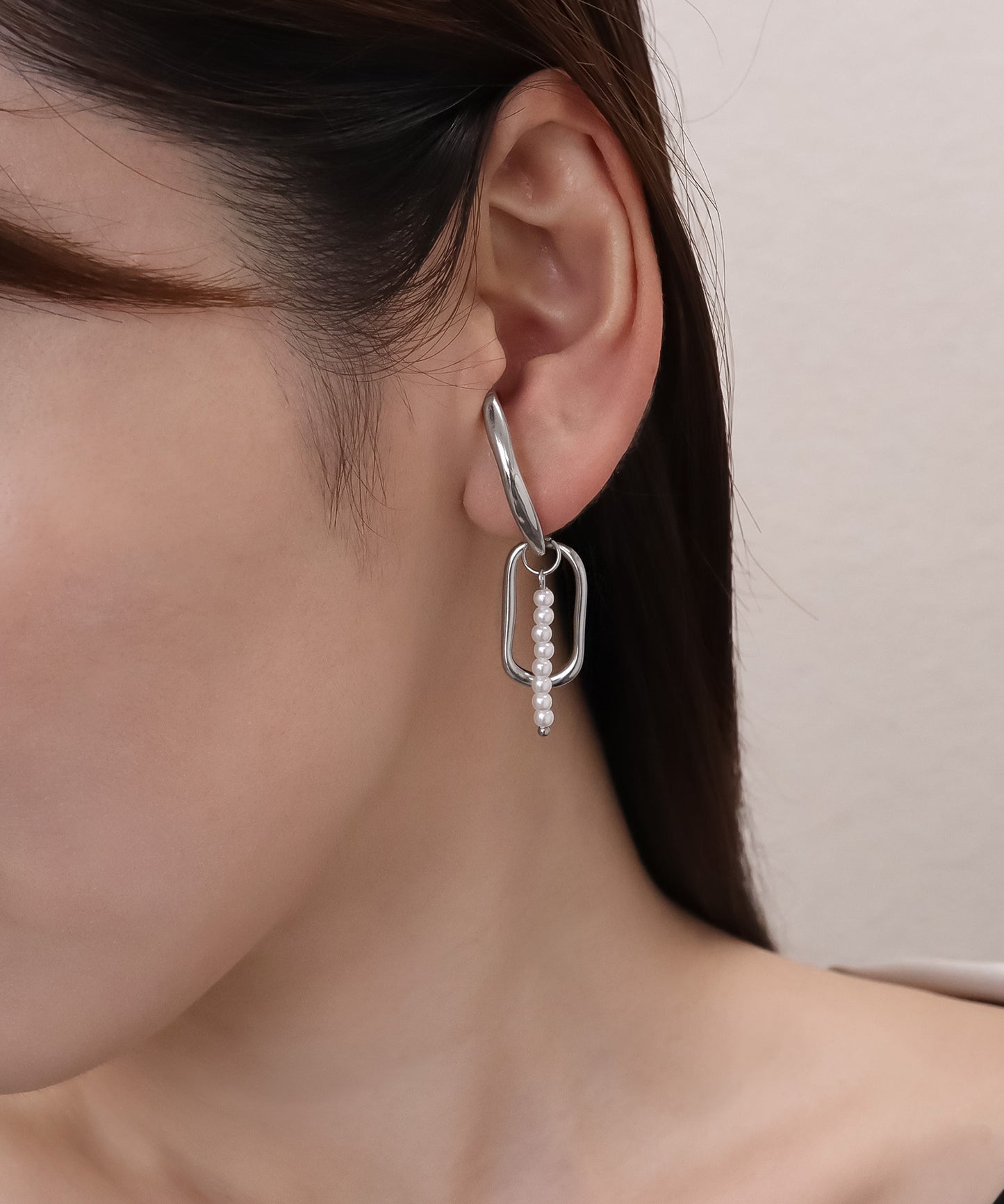 blackdia ocean パールチャーム イヤーカフ (片耳)