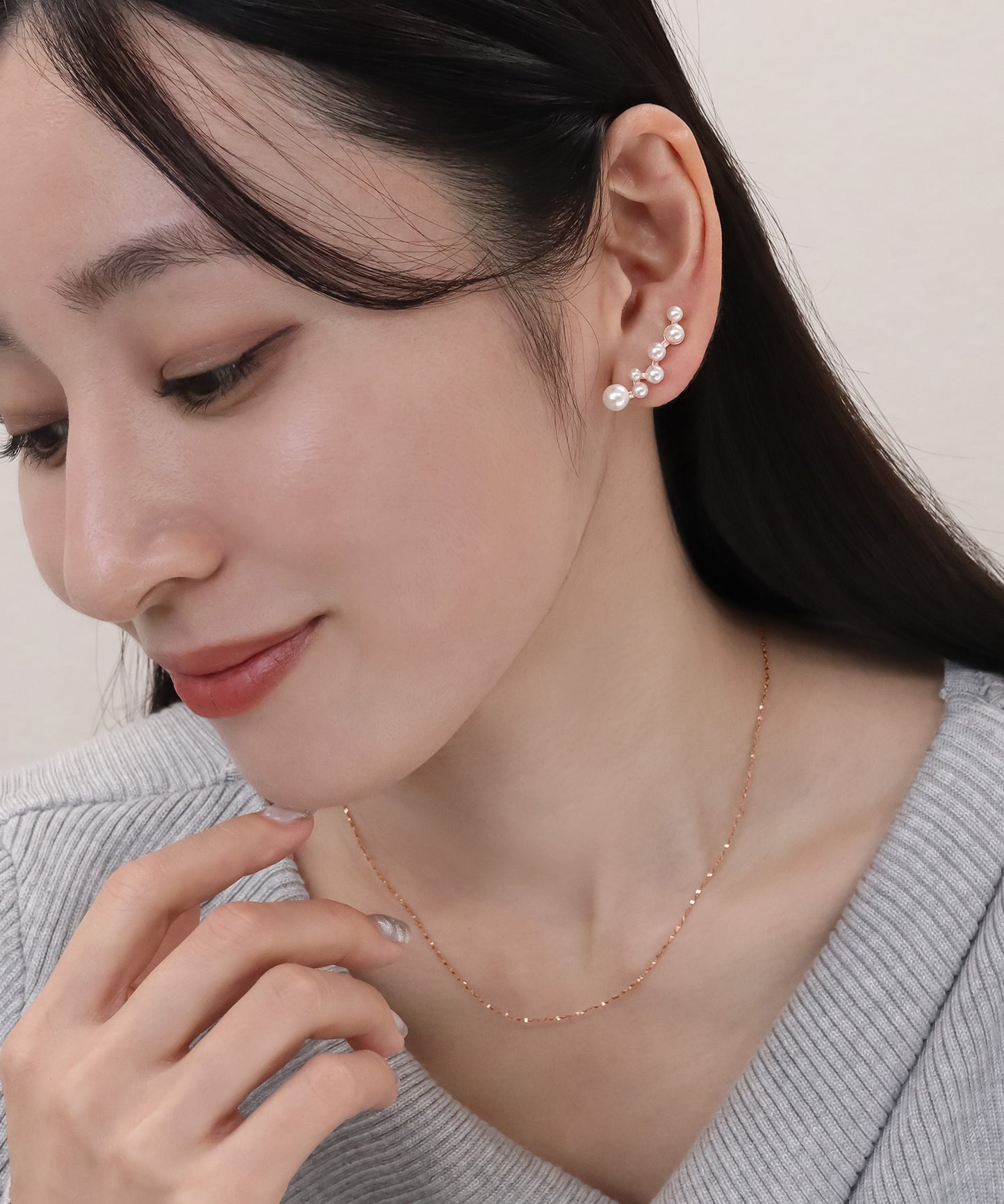 blackdia ocean パールイヤーカフ