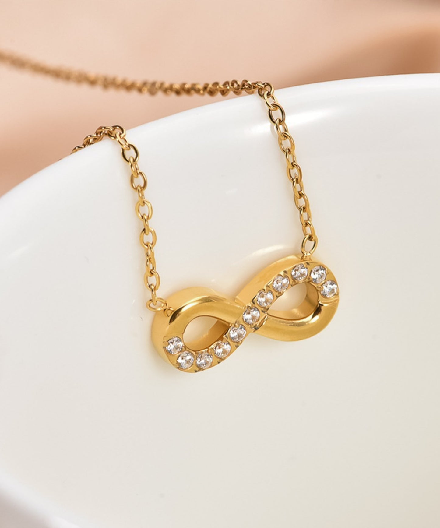 blackdia ocean インフィニティ ジルコニアネックレス